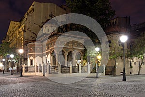 Stavropoleos Monastery, Bucharest, Romania photo