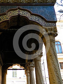 Stavropoleos Monastery Church in Bucharest, Romania