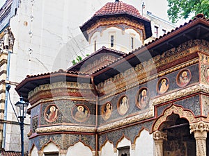 Stavropoleos Monastery Church, Central Bucharest, Romania photo