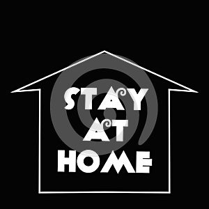 Stay att home CORONA photo