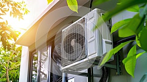 Stay cool or warm, effortlessly: This air heat pump offers hassle-free climate control.