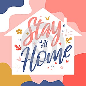 Stay at home card campaign