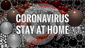 Stay At Home Coronavirus Covid Alert