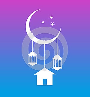 Stay home pray home ramadan Kareem home