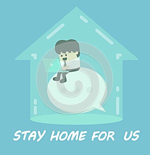 Stay home for us