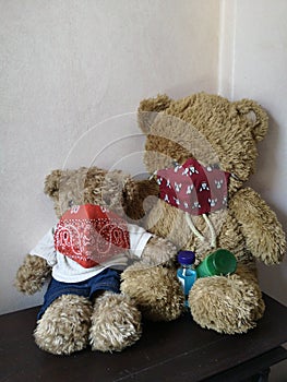 Stay safe at home with mom