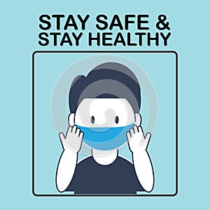 Stay safe stay healthy banner