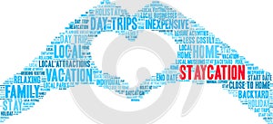 Staycation Word Cloud