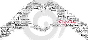 Staycation Word Cloud