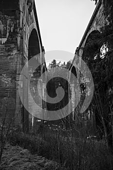 StaÅ„czyki - railway viaduct od the GoÅ‚dap-Å»ytkiejmy railway.