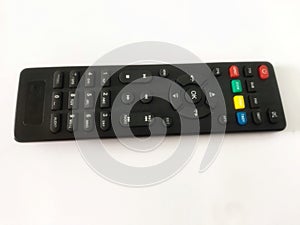 stb remote for tv on white background