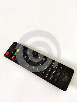 stb remote for tv on white background