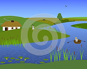 Steading in the steppe