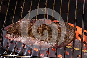 steak on the bbq