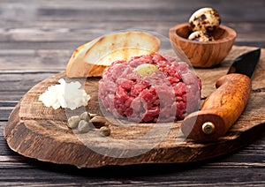 Steak Tartare with capers and fresh onions