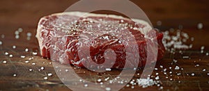 Steak on Wooden Cutting Board