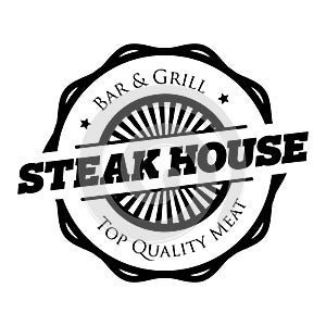 Steakhouse logo vector