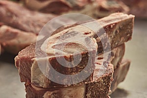 Steaks, calf chops