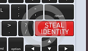 Steal identity button on keyboard
