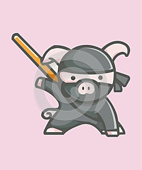 Stealthy Swine: Unleash the Ninja Pig