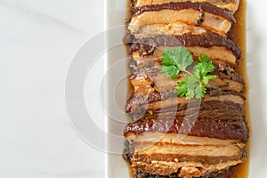 Steam Belly Pork With Swatow Mustard Cubbage Recipes or Mei Cai Kou Rou