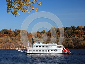 Steam boat on Mississippi