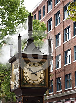 Steam clock