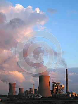 Steam of electric power plants