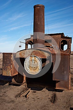 Steam Engine at the Humberstone Saltpeter Works