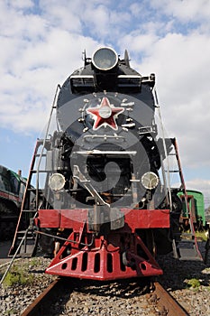 Steam engine locomotive