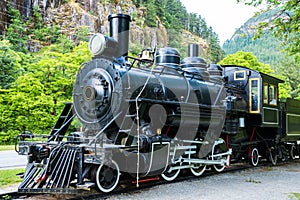 Vapore motore il treno locomotiva 