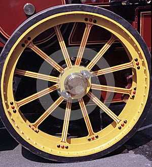 Steam engine wheel