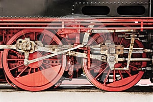 Steam engine wheels
