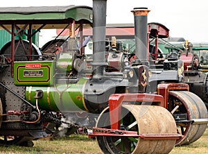 Steam engines at a steam fair