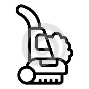 Steam floor cleaner icon outline vector. Hard surface scrubber