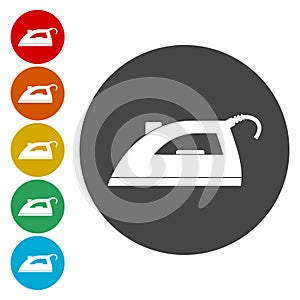 Steam iron icon