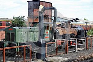 steam loco & diesil train