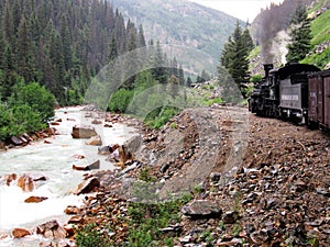 Antique Steam Locomotive