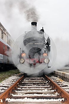 Steam locomotive photo