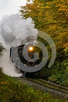 Steam locomotive Fukushima Japan