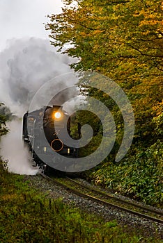 Steam locomotive Fukushima Japan