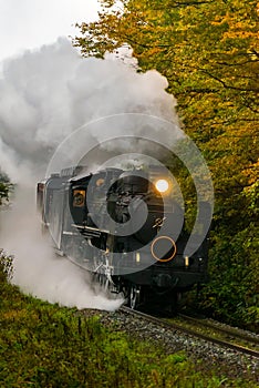 Steam locomotive Fukushima Japan