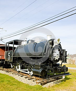 steam locomotive, Groveton, New Hampshire, USA