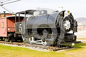 steam locomotive, Groveton, New Hampshire, USA