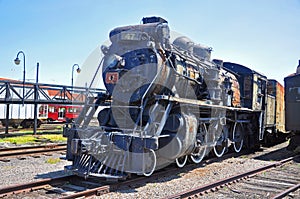 Steam locomotive, Scranton, PA, USA