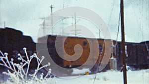 Steam Locomotive Train (Archival 1950s)