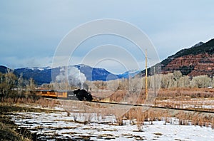 Steam Locomotive in The West