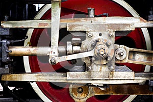 Steam locomotive wheel