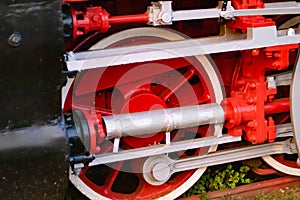 Steam locomotive wheel