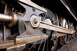 Steam locomotive wheels